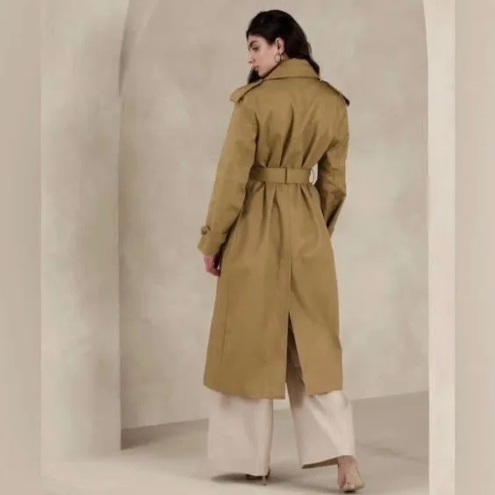 Banana Republic Khaki Timeless Trench- NWT Small
